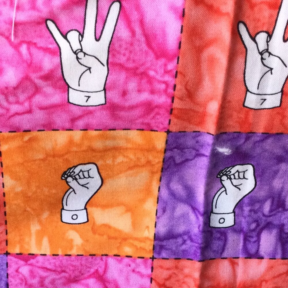 ASL fabric - Picture 2 of 2